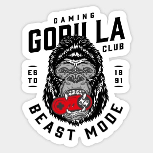 Gaming Gorilla Sticker